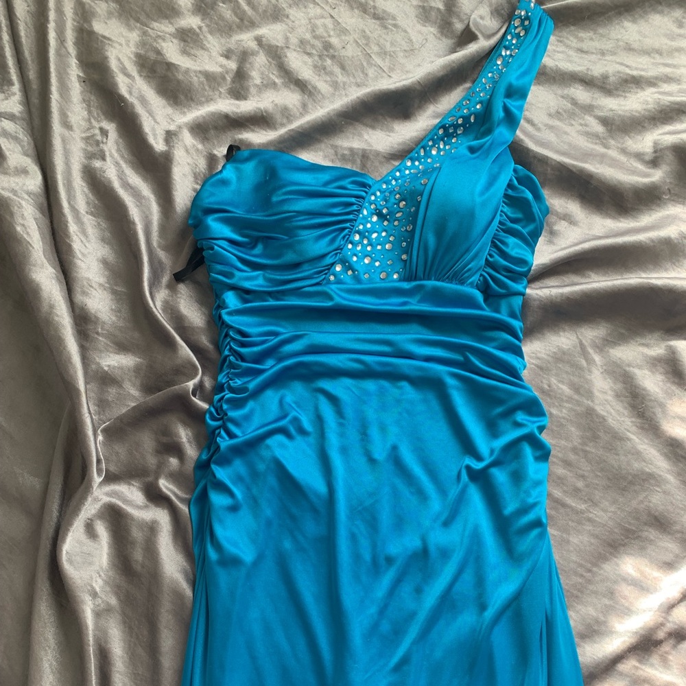 Blue dress